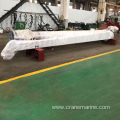 Customized high quality 1.36T stiff boom boat crane with 360 degree full rotation function